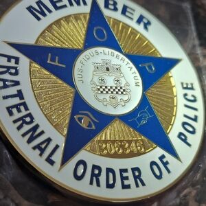 Vintage F 0 P New old stock emblem Total of 4